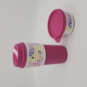 Tupperware Flirty Floral Eco Set New
